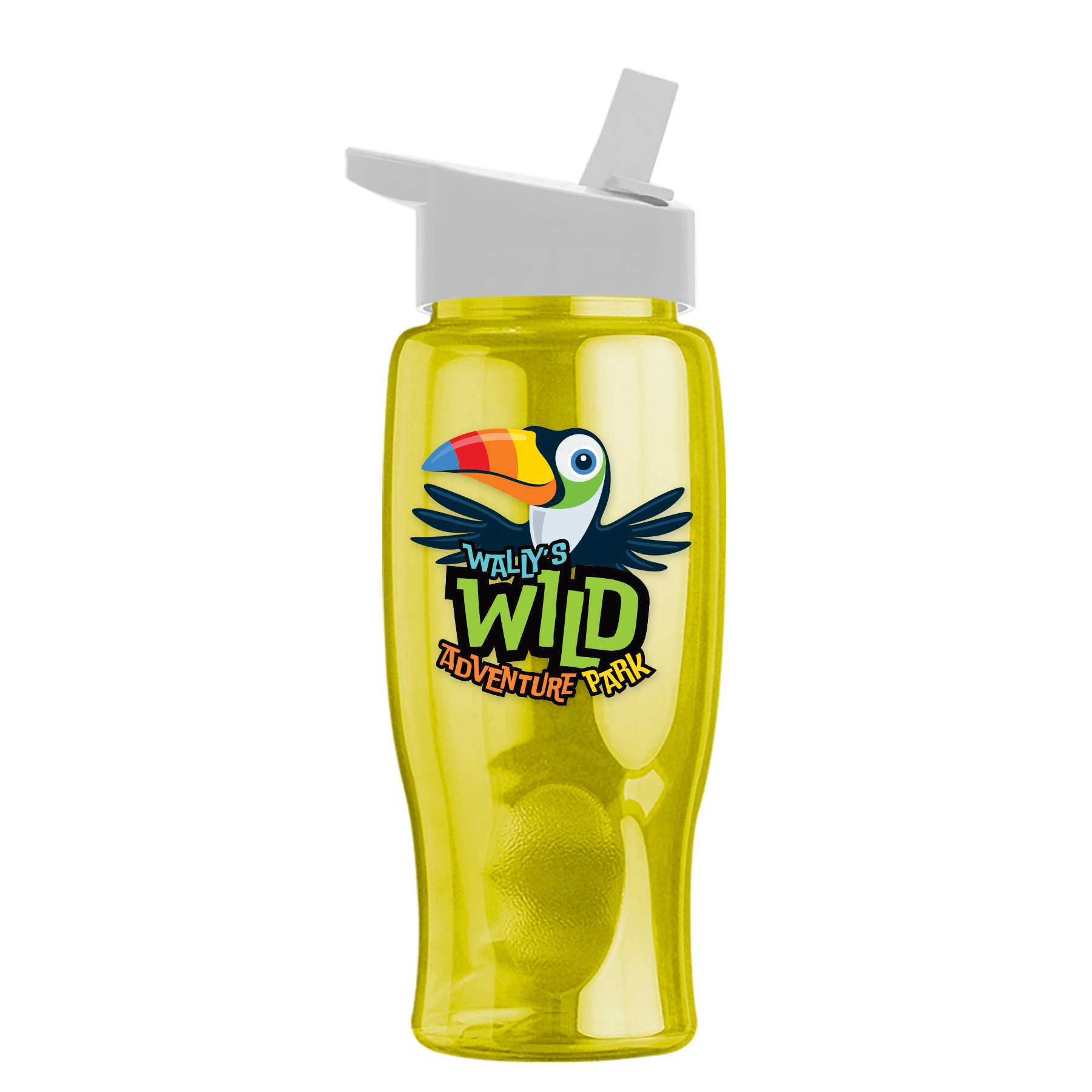 Poly+ Bottle with Flip-Straw Lid - 27 oz.
